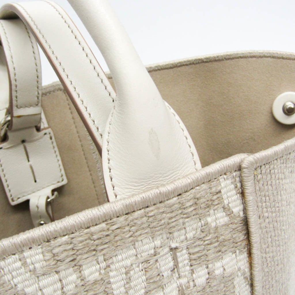 Tod's Double-Handle Shopping Bag · Linen