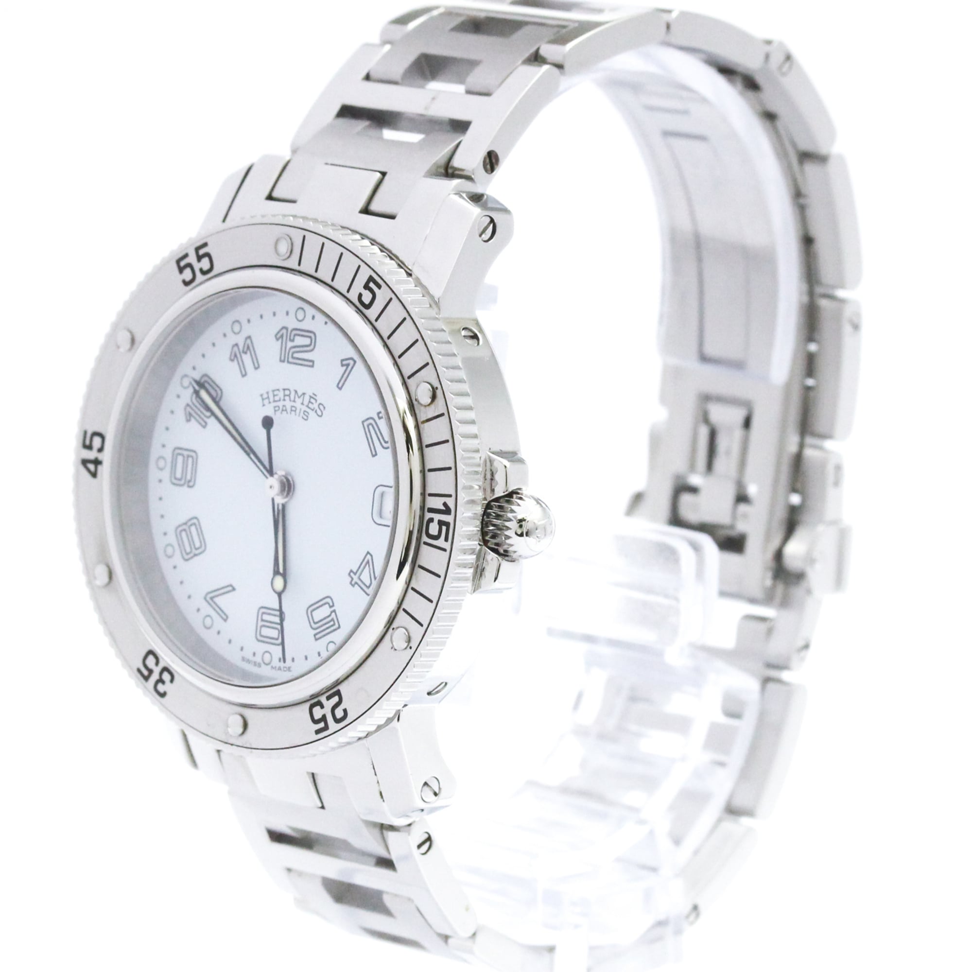 Hermes Clipper Diver · Steel · Quartz
