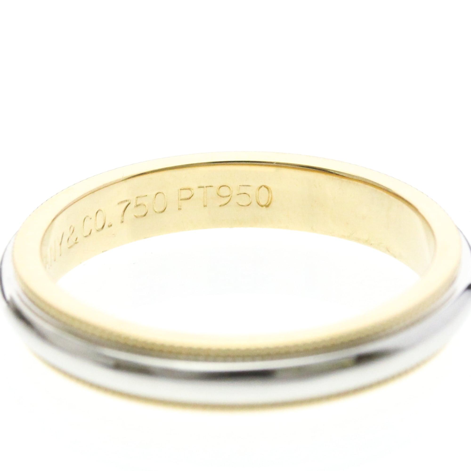 Tiffany Milgrain · Platinum & 18K Gold
