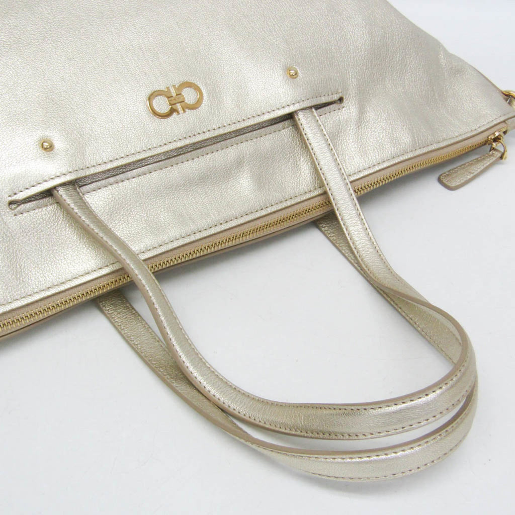 Salvatore Ferragamo Gancini · Leather Tote