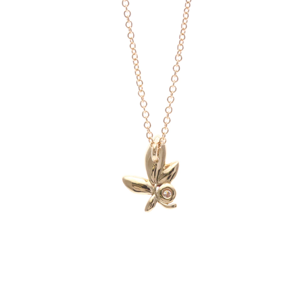Tiffany Olive Leaf · Diamond · Rose Gold
