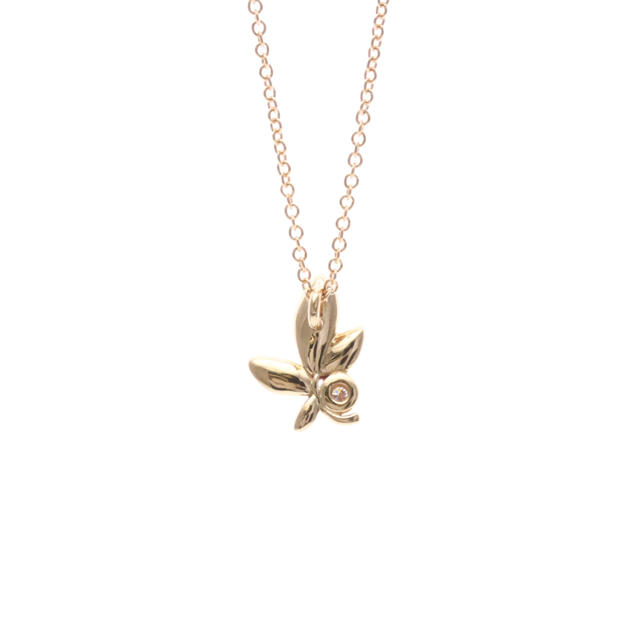 Tiffany Olive Leaf · Diamond · Rose Gold