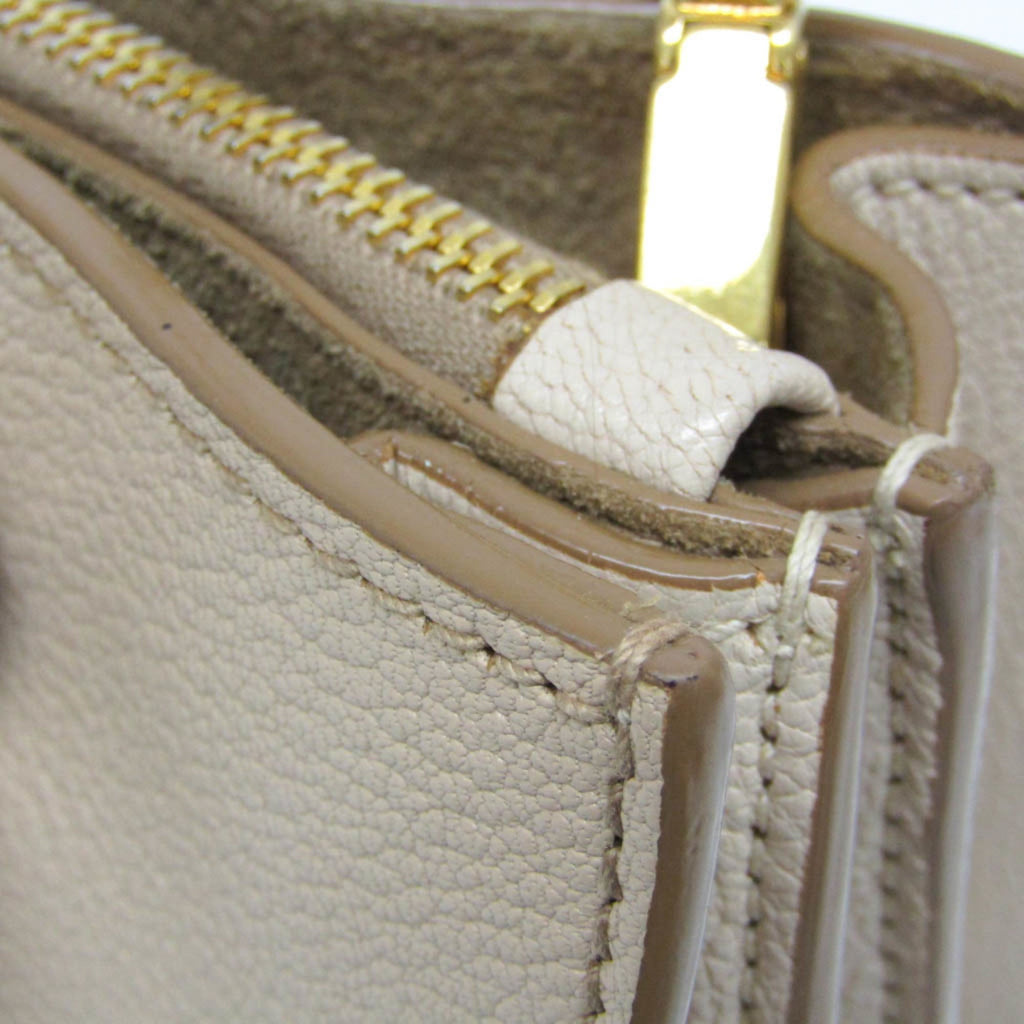Miu Miu Madras · Leather Shoulder Bag