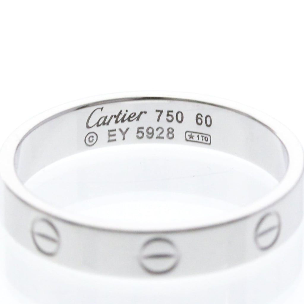 Cartier Mini Love Ring · 18K White Gold