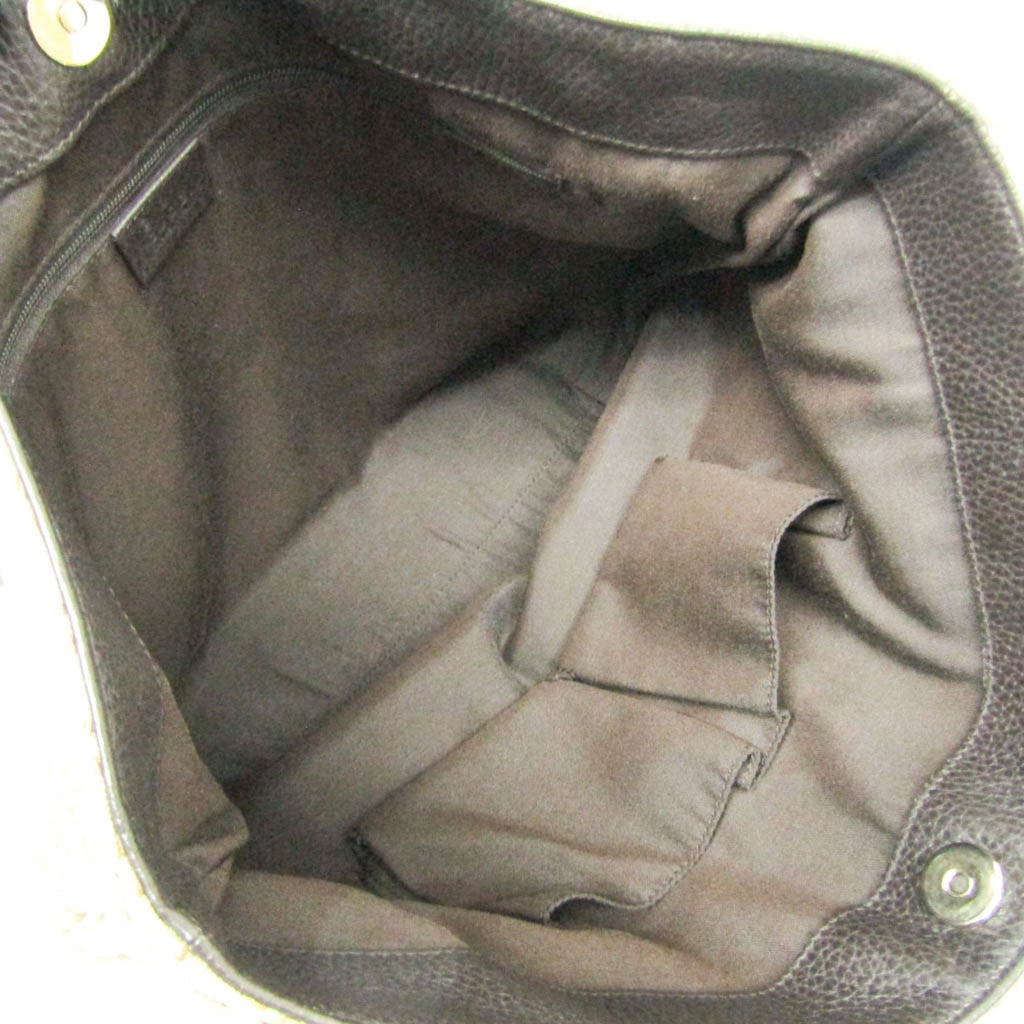 Gucci Diamante · Canvas & Leather Tote