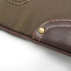 Prada Logo Jacquard · Canvas & Leather
