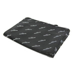 Balenciaga Logo Print Leather Clutch