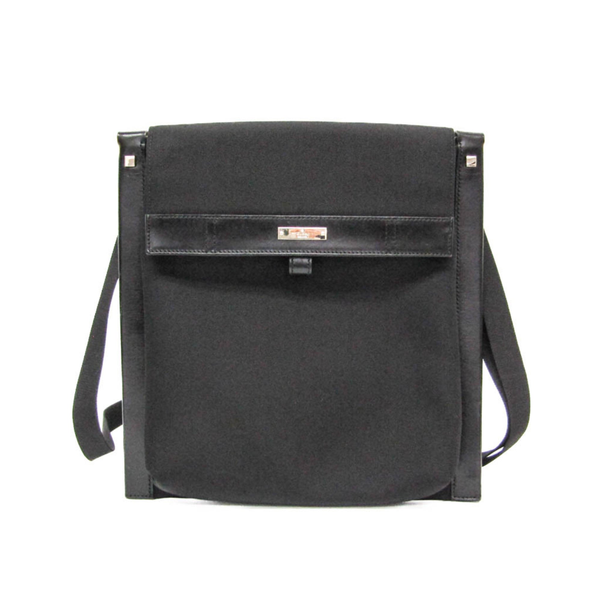 Gucci Nylon & Leather Shoulder Bag