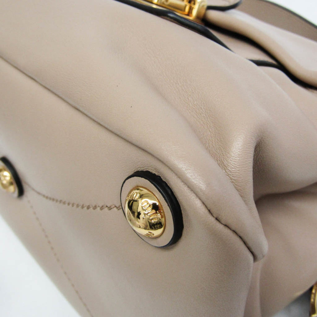 Miu Miu · Leather Shoulder Bag