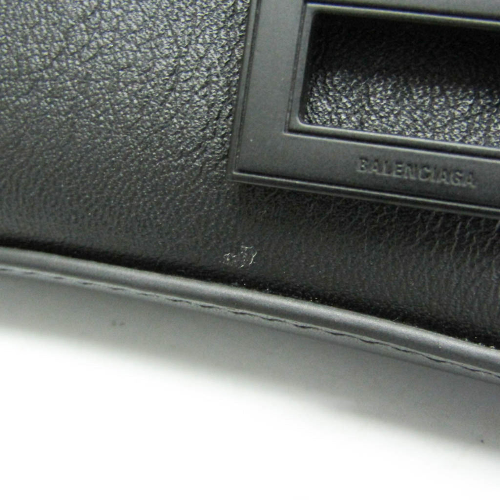 Balenciaga Downtown · Leather Shoulder Bag