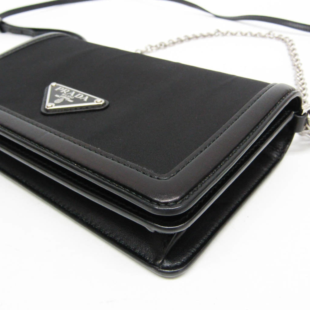 Prada Chain Mini Crossbody · Nylon