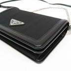 Prada Chain Mini Crossbody · Nylon