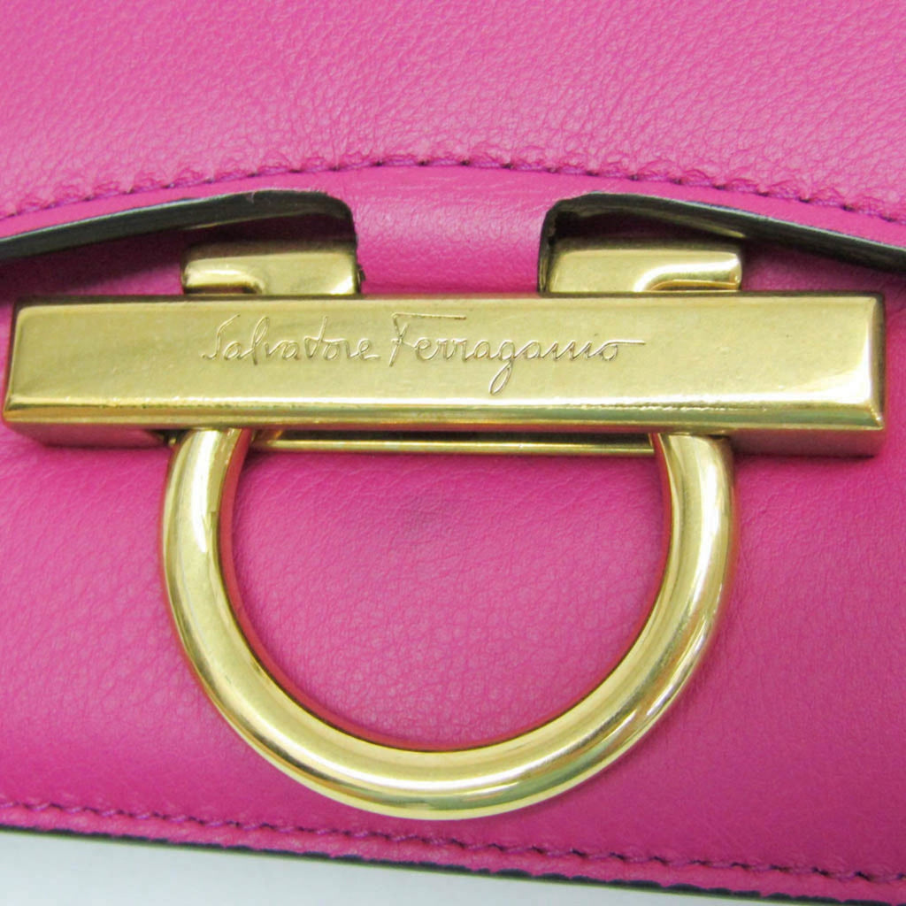 Salvatore Ferragamo Gancini · Lilac Leather