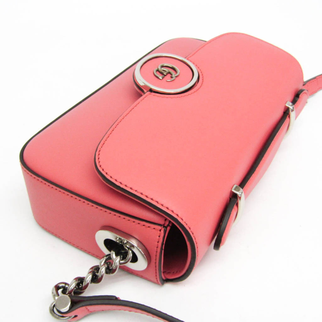Gucci Double G · Leather Shoulder Bag