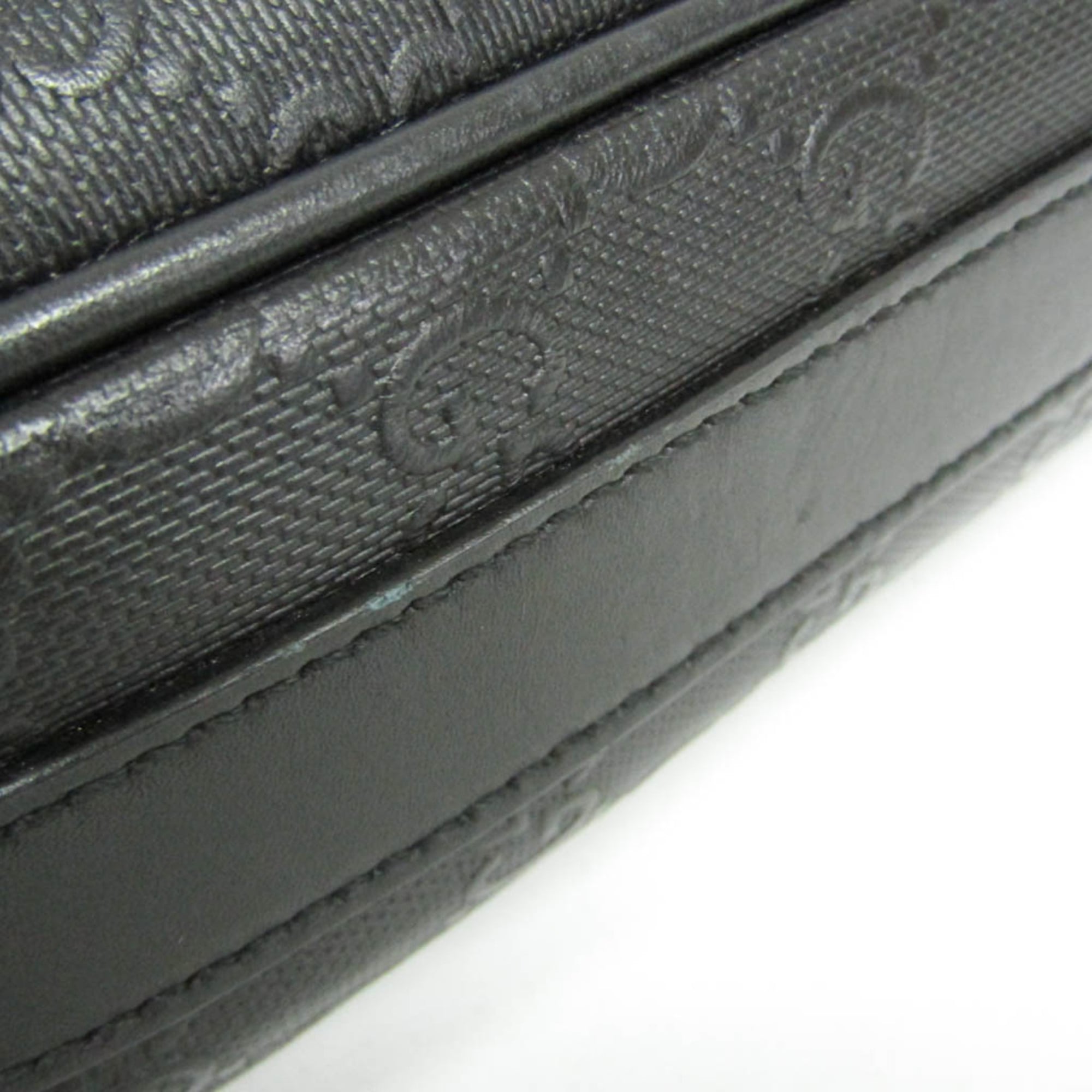 Gucci GG Embossed · Leather Briefcase