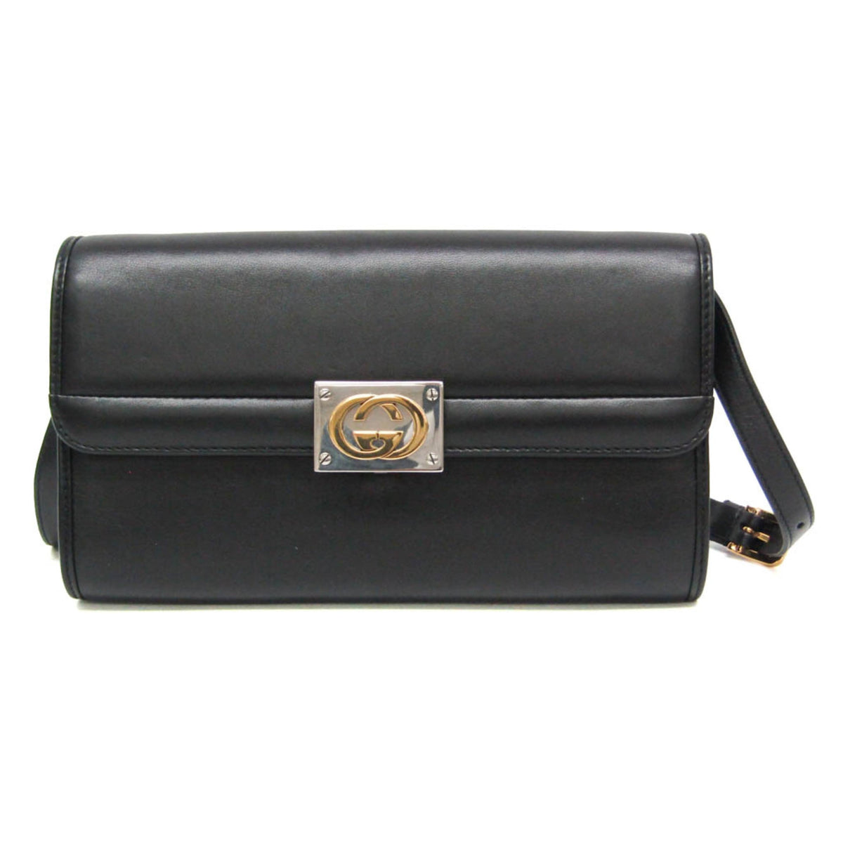 Gucci Interlocking · Leather Clutch