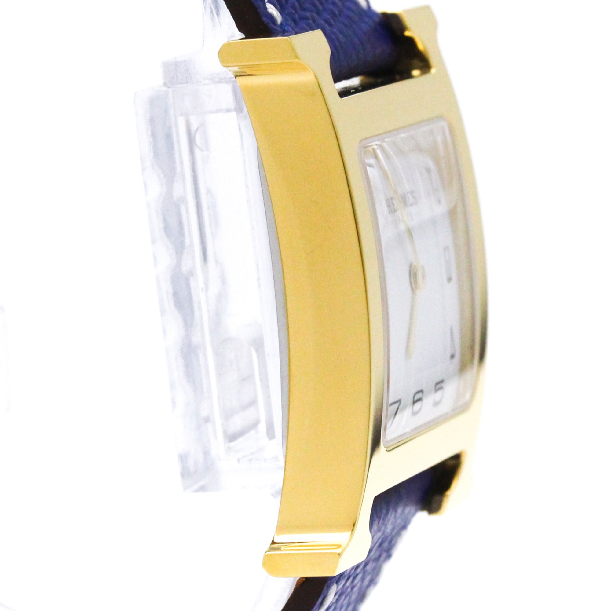 Hermès Heure H · Gold Plated · Quartz
