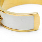 Hermès Bell · Leather & Metal Bangle