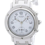 Hermès Clipper Chronograph · Steel · Quartz