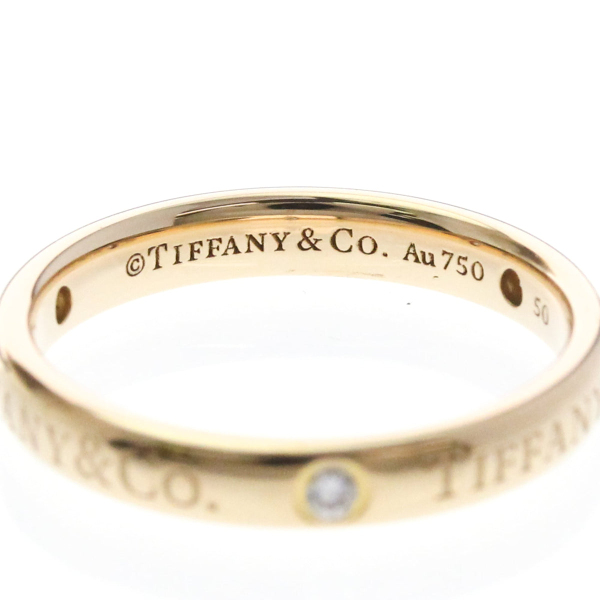 Tiffany Diamond Band · Rose Gold