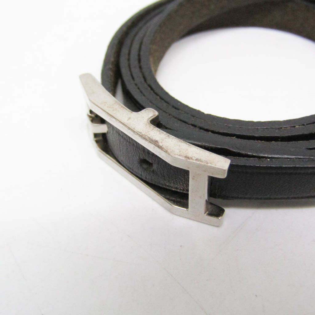 Hermès Hapi III · Leather Choker Bangle