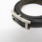 Hermès Hapi III · Leather Choker Bangle