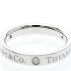 Tiffany Three Diamond · Platinum