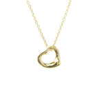 Tiffany Open Heart · 18K Yellow Gold