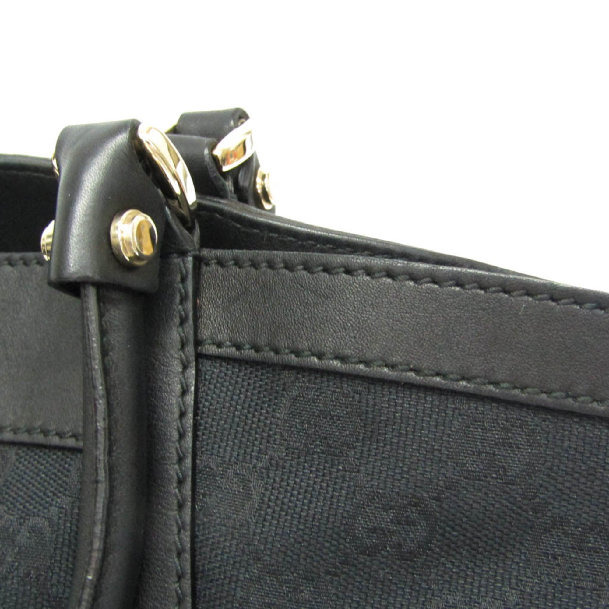 Gucci GG Canvas Tote · Leather Trim