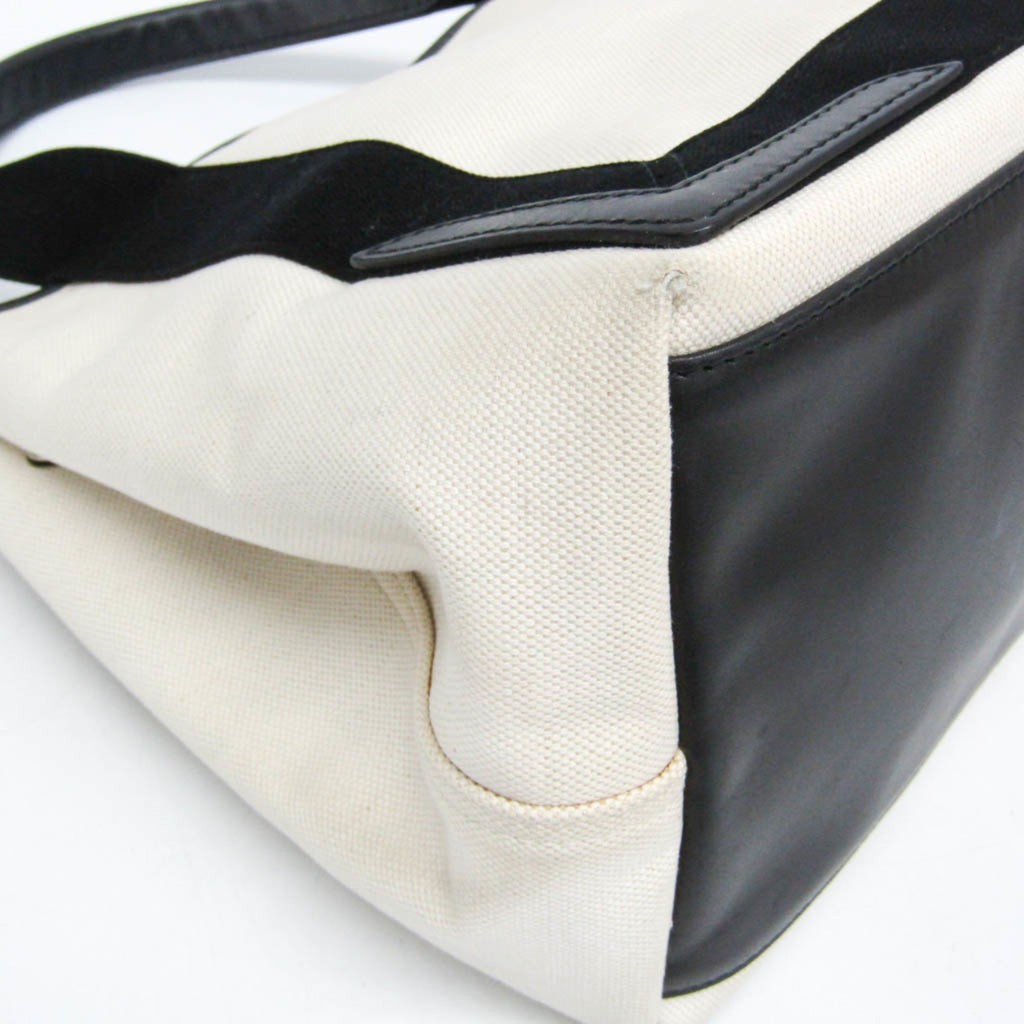 Balenciaga Navy Cabas · Canvas