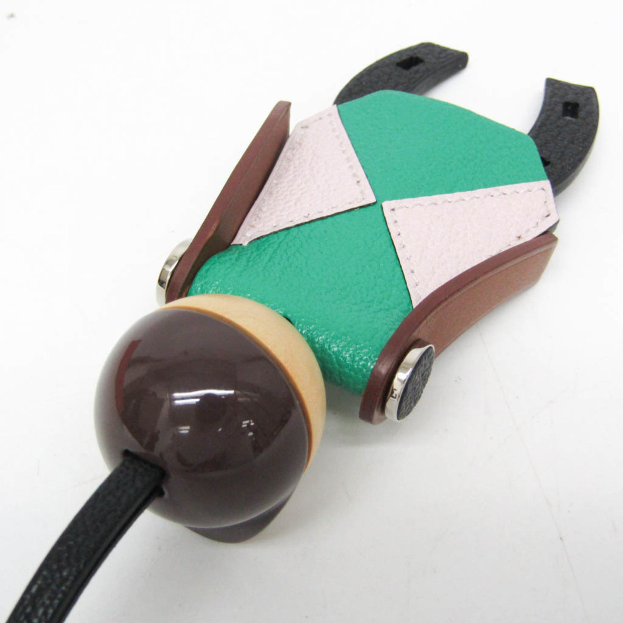 Hermès Jockey Charm · Barenia Leather