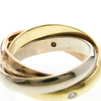 Cartier Trinity · Three Diamond · Tri-Gold