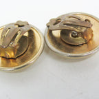 Hermes Horn Ribbon · Clip Earrings