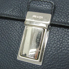 Prada Leather Messenger · Push Lock