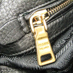 Prada Triangle Logo · Leather Tote