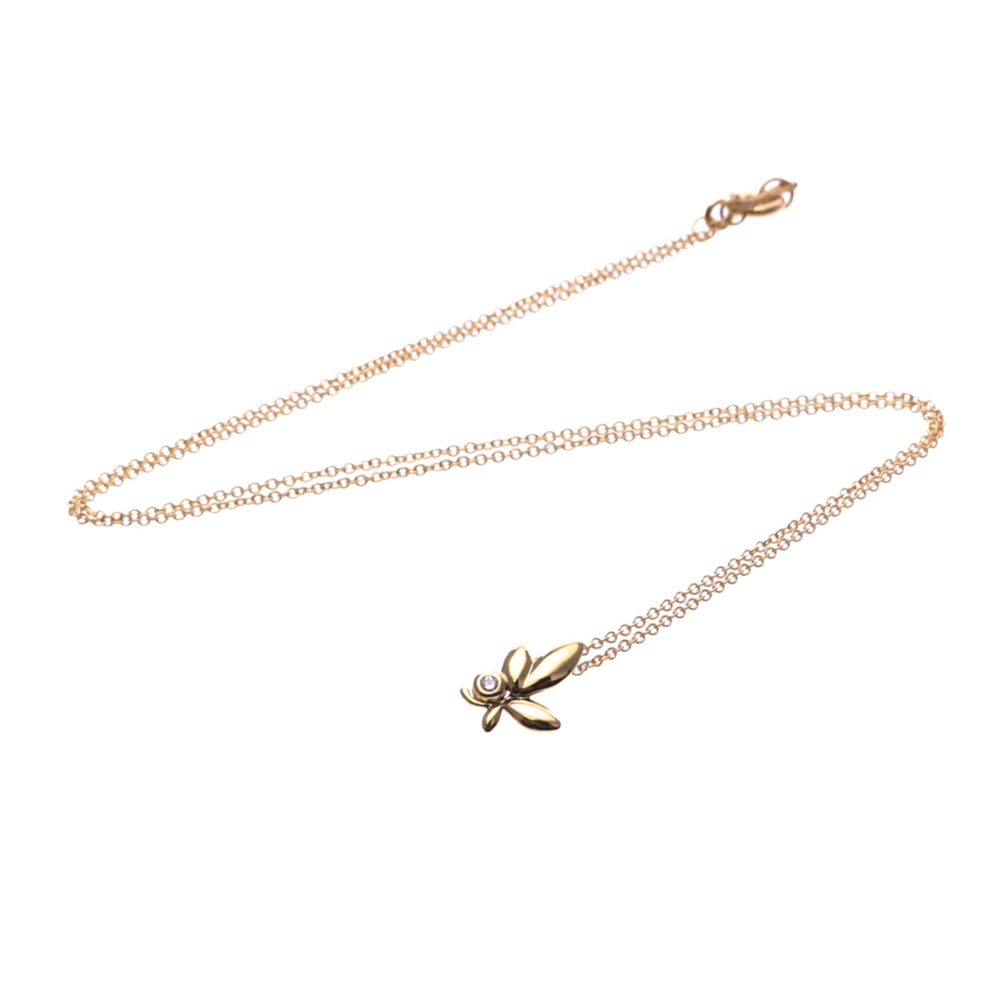 Tiffany Olive Leaf · Diamond · Rose Gold