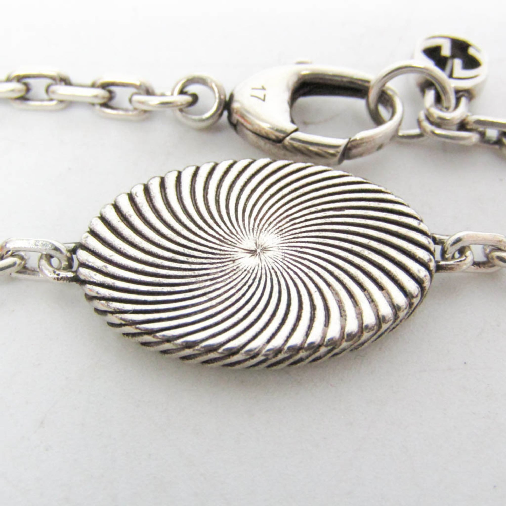 Gucci Double G · Silver 925 Charm Bracelet