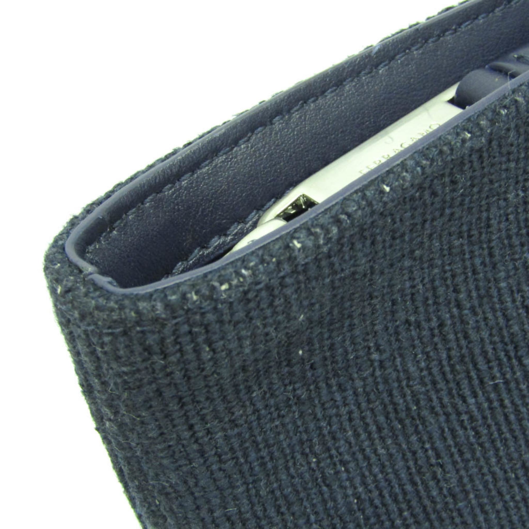 Salvatore Ferragamo Logo · Leather Pouch