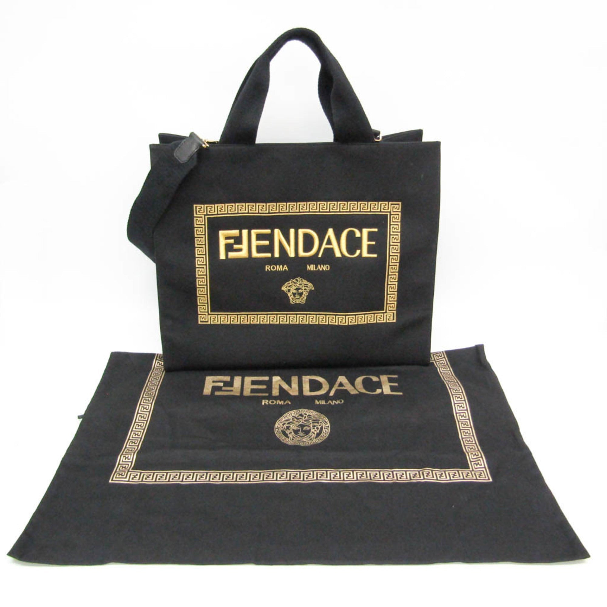 Fendi x Versace Fendace · Canvas Tote