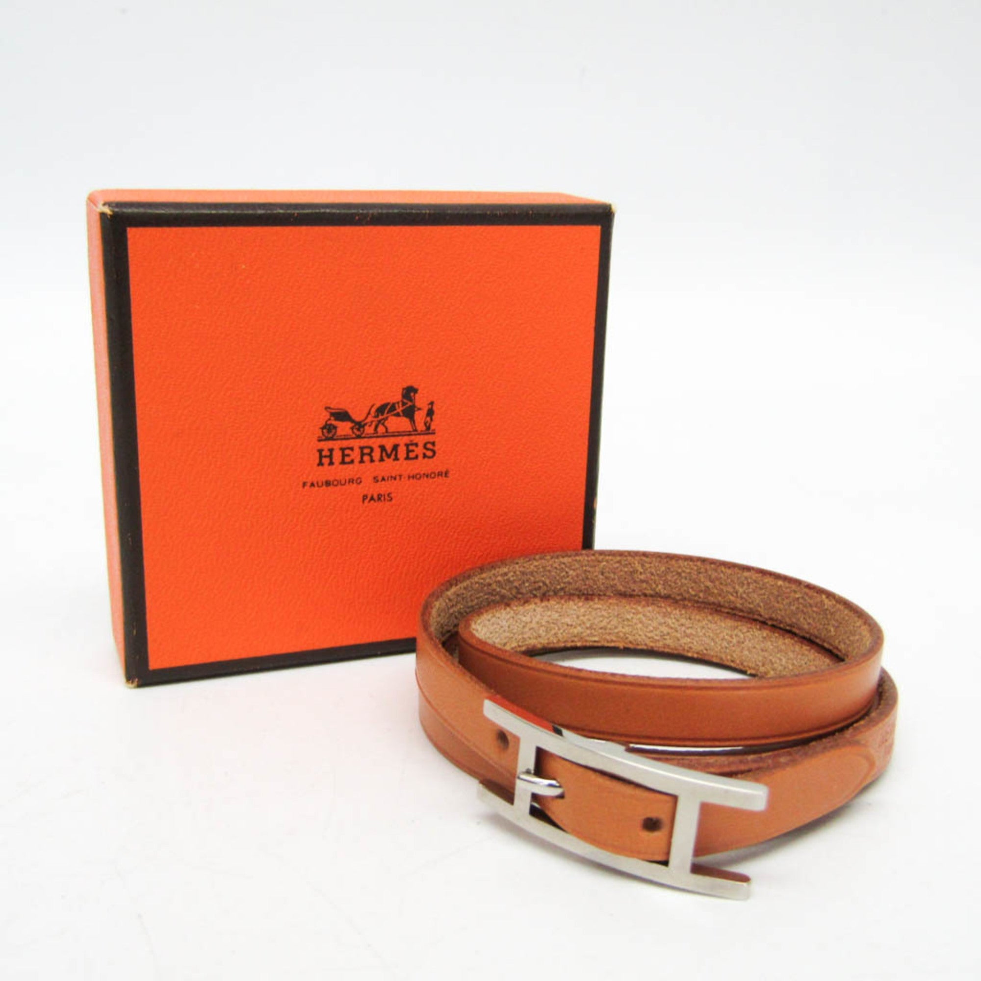 Hermès Hapi · 4-Row Wrap · Leather