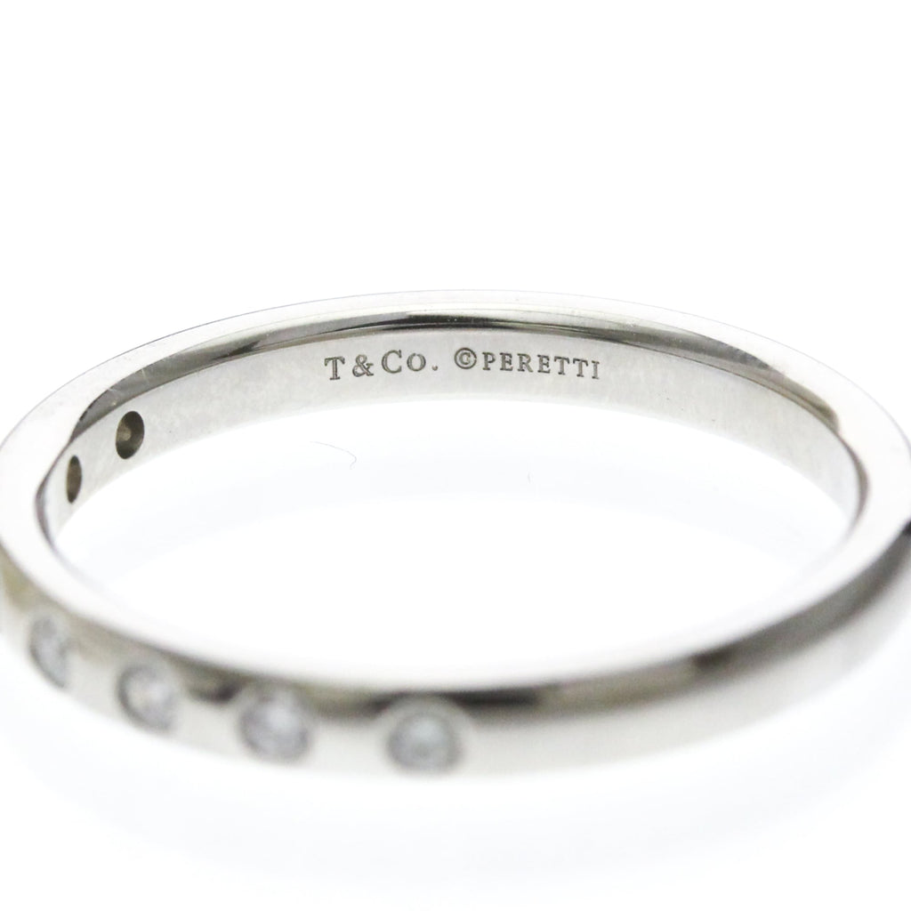 Tiffany Stacking Band · Platinum · 8 Diamonds
