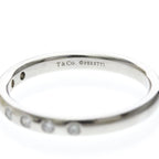 Tiffany Stacking Band · Platinum · 8 Diamonds