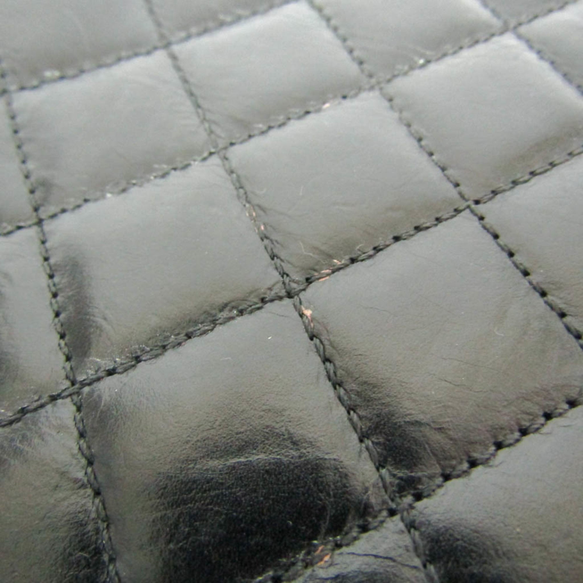Chanel Coco Mark · Round Chain · Leather
