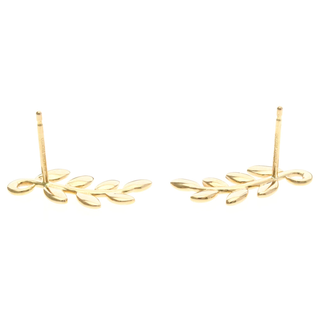 Tiffany Olive Leaf · Rose Gold Studs