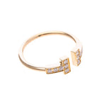 Tiffany T Wire · Rose Gold · Diamond