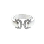 Cartier 2C Boucle · Diamond · 18K White Gold