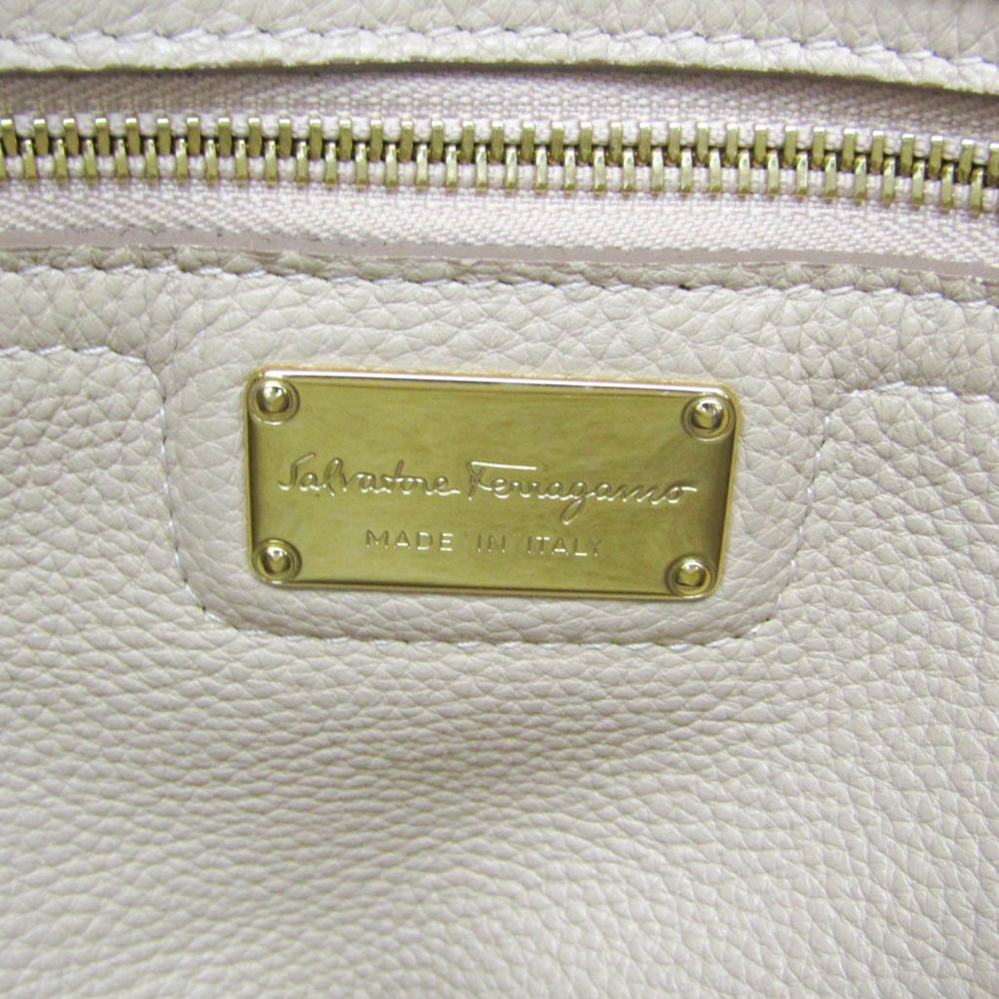 Salvatore Ferragamo Gancini · Leather Tote