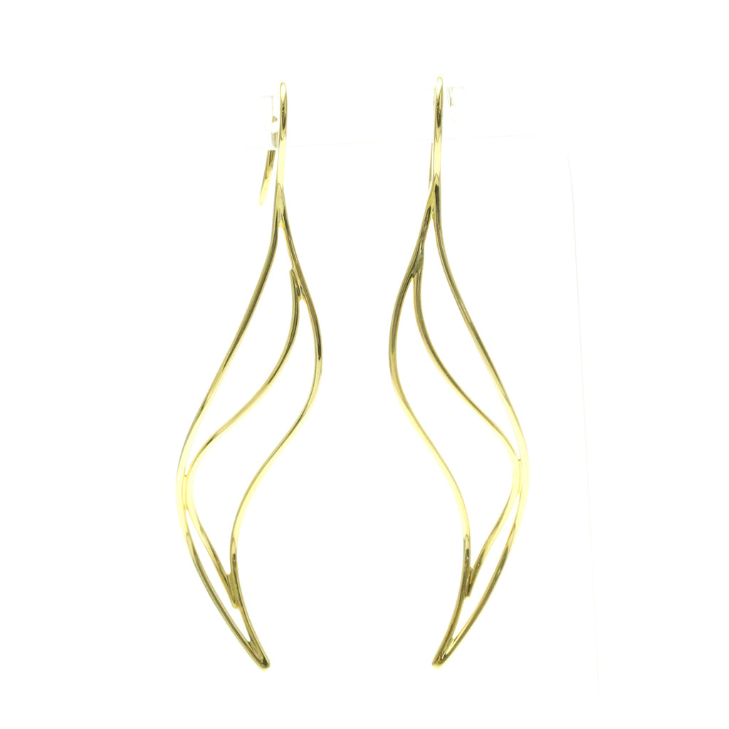 Tiffany Wave · 18K Yellow Gold · Earrings