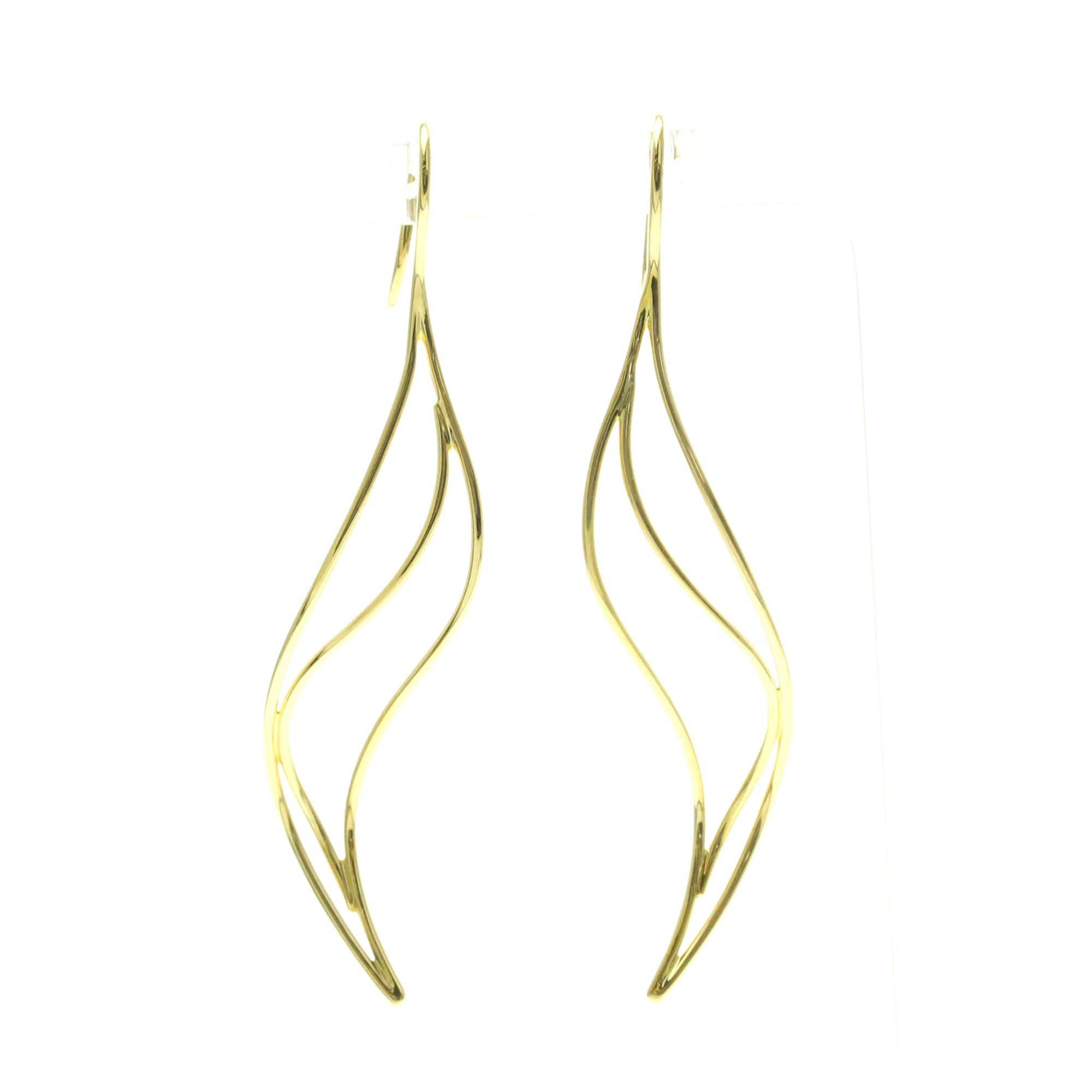 Tiffany Wave · 18K Yellow Gold · Earrings