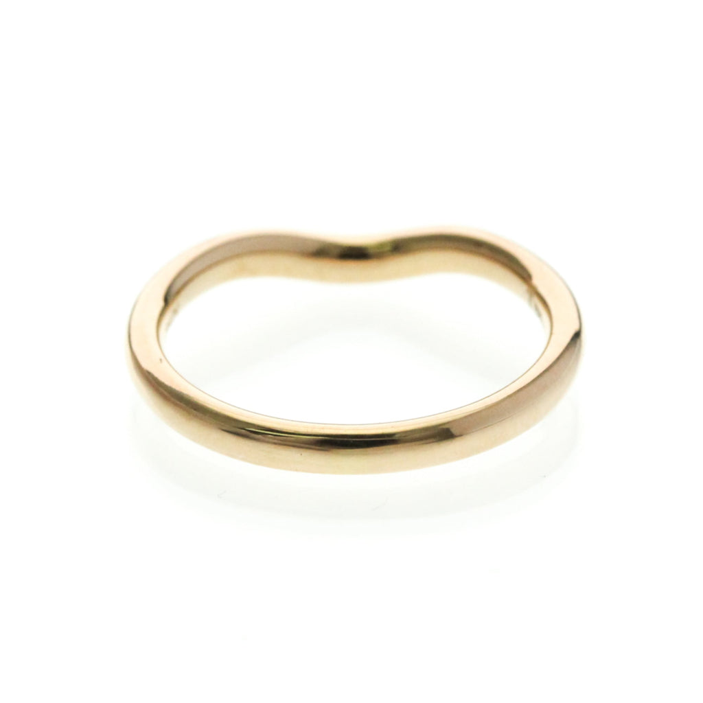 Tiffany Curved Band · Rose Gold · Diamond
